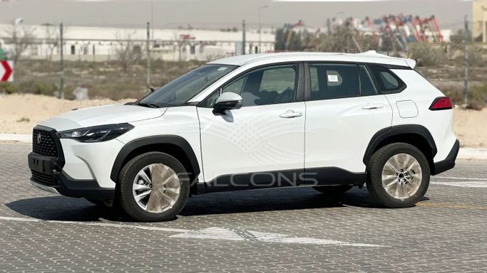 New Toyota Corolla Cross I, 1.8 l, 2025 in Dubai by Falcons GT Motors FZCO, White color. Other | AUTO.AE