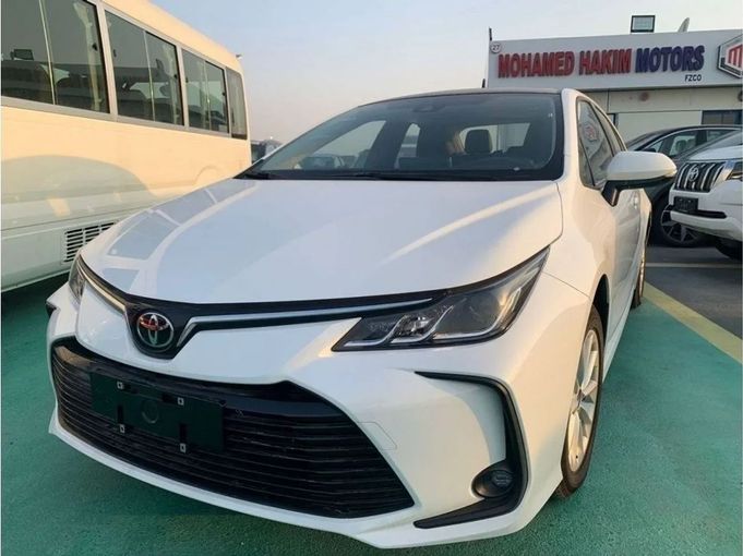 New Toyota Corolla XII (E210), 1.2 l, 2023 in Dubai by Mohamed Hakim Motors, White color. Other | AUTO.AE