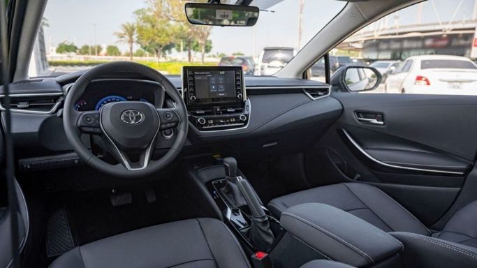 New Toyota Corolla XII (E210), 1.6 l, 2023 in Dubai by Mohamed Hakim Motors, White color. Other | AUTO.AE