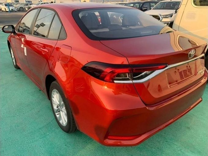 New Toyota Corolla XII (E210), 1.2 l, 2023 in Dubai by Mohamed Hakim Motors, Red color. Other | AUTO.AE