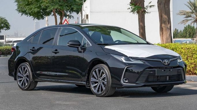 New Toyota Corolla XII (E210), 1.6 l, 2023 in Dubai by Mohamed Hakim Motors, Black color. Other | AUTO.AE