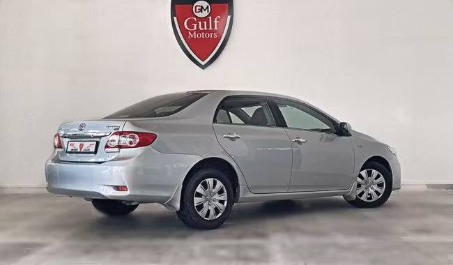 Used Toyota Corolla X (E140, E150) Facelift, 1.8 l, 2013 in Dubai by Gulf Motors, Silver color. GCC Specs | AUTO.AE