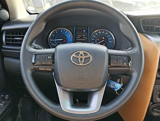 New Toyota Fortuner II Facelift, 2.7 l, 2023 in Dubai by SK Motors, Grey color. GCC Specs | AUTO.AE
