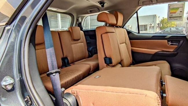New Toyota Fortuner II Facelift, 2.7 l, 2023 in Dubai by Falcons GT Motors FZCO, Black color. GCC Specs | AUTO.AE