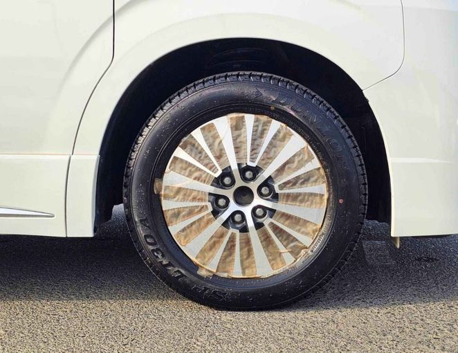 New Toyota Granvia II, 3.5 l, 2025 in Dubai by SK Motors, White color. GCC Specs | AUTO.AE