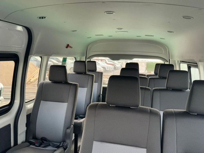 New Toyota HiAce H300, 3.5 l, 2025 in Dubai by Mohamed Hakim Motors, White color. GCC Specs | AUTO.AE