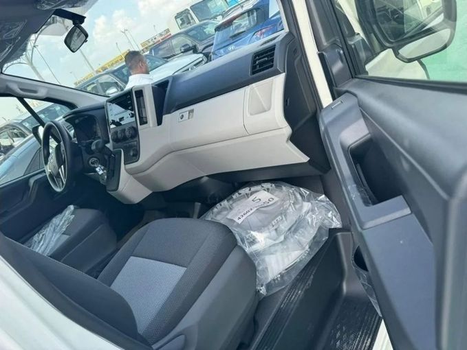 New Toyota HiAce H300, 3.5 l, 2025 in Dubai by Mohamed Hakim Motors, White color. GCC Specs | AUTO.AE