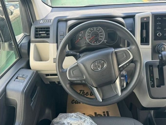 New Toyota HiAce H300, 3.5 l, 2025 in Dubai by Mohamed Hakim Motors, White color. GCC Specs | AUTO.AE