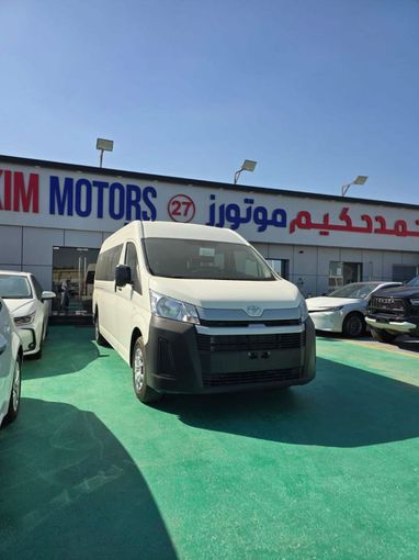 New Toyota HiAce H300, 3.5 l, 2025 in Dubai by Mohamed Hakim Motors, White color. GCC Specs | AUTO.AE