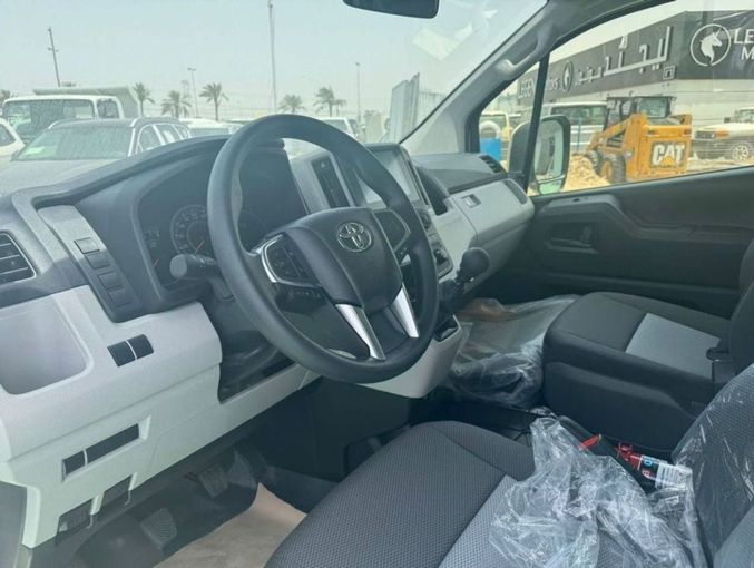 New Toyota HiAce H300, 3.5 l, 2025 in Dubai by Mohamed Hakim Motors, White color. GCC Specs | AUTO.AE
