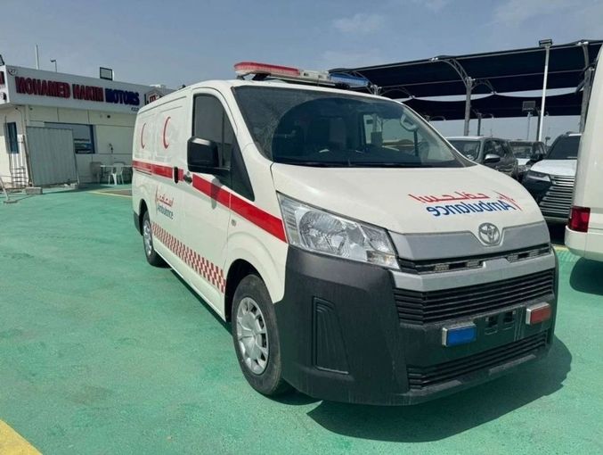 New Toyota HiAce H300, 3.5 l, 2025 in Dubai by Mohamed Hakim Motors, White color. GCC Specs | AUTO.AE