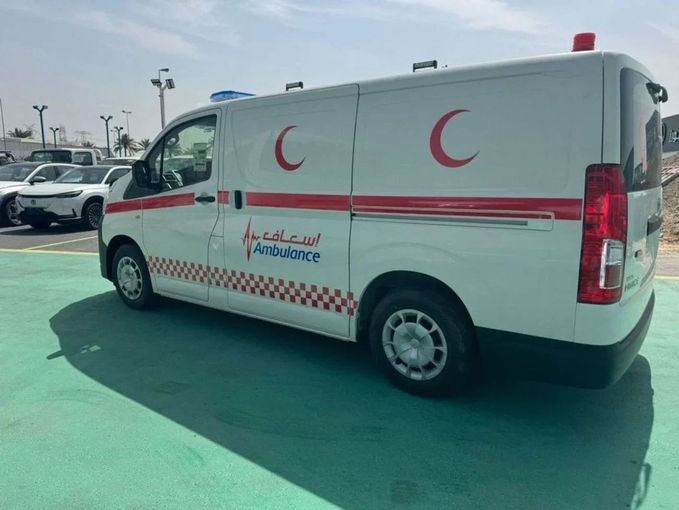 New Toyota HiAce H300, 3.5 l, 2025 in Dubai by Mohamed Hakim Motors, White color. GCC Specs | AUTO.AE