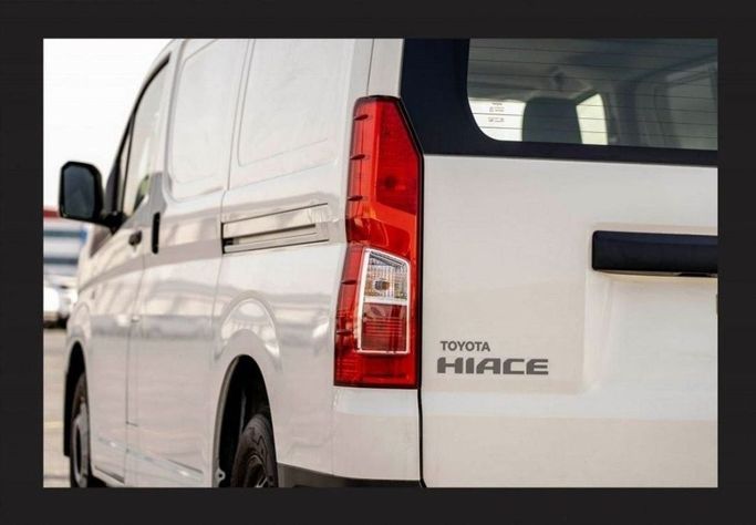 New Toyota HiAce H300, 3.5 l, 2025 in Dubai by Mohamed Hakim Motors, White color. GCC Specs | AUTO.AE