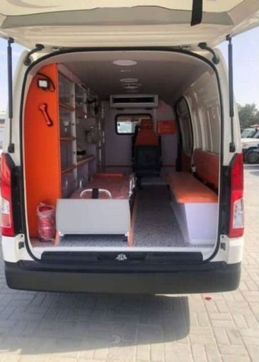 New Toyota HiAce H300, 3.5 l, 2025 in Dubai by Mohamed Hakim Motors, White color. GCC Specs | AUTO.AE