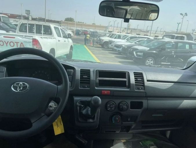 New Toyota HiAce H200 Facelift, 3.0 l, 2025 in Dubai by Mohamed Hakim Motors, White color. GCC Specs | AUTO.AE