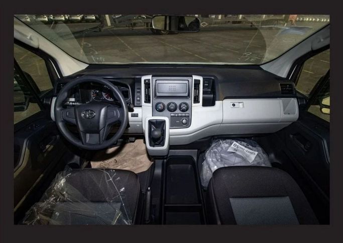 New Toyota HiAce H300, 2.8 l, 2023 in Dubai by Mohamed Hakim Motors, White color. GCC Specs | AUTO.AE