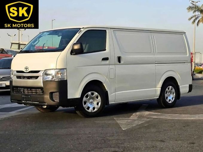 New Toyota HiAce H200 Facelift, 2.7 l, 2022 in Dubai by SK Motors, White color. GCC Specs | AUTO.AE