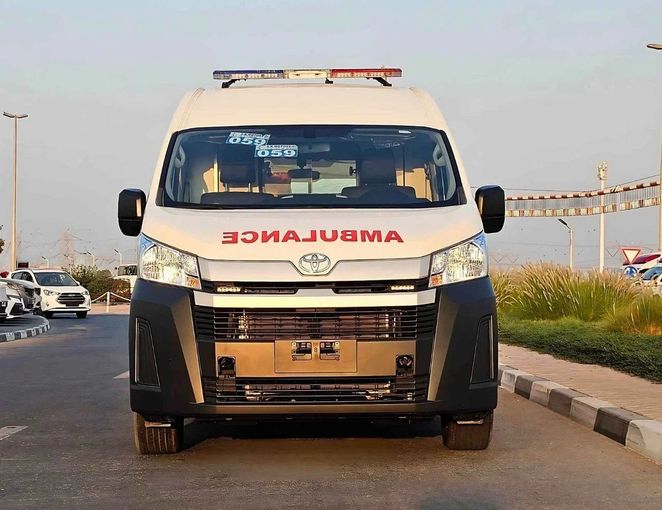 New Toyota HiAce H300, 3.5 l, 2023 in Dubai by SK Motors, White color. GCC Specs | AUTO.AE