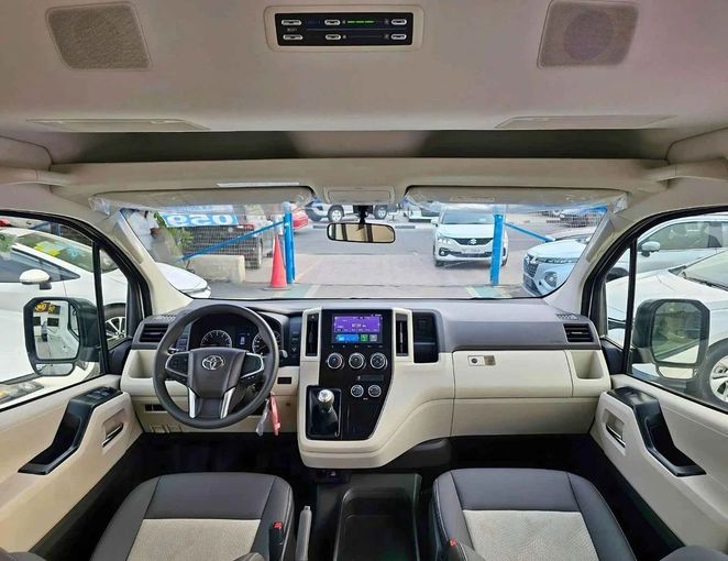 New Toyota HiAce H300, 3.5 l, 2025 in Dubai by SK Motors, White color. GCC Specs | AUTO.AE