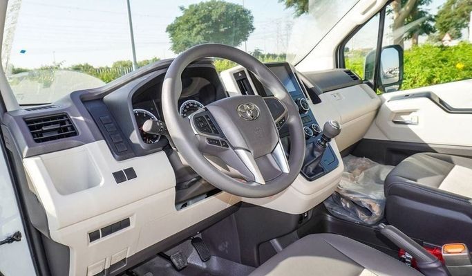 New Toyota HiAce H300, 3.5 l, 2025 in Dubai by Najem Motors, White color. GCC Specs | AUTO.AE