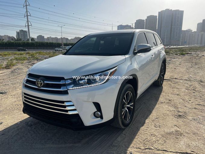 Подержанный Toyota Highlander III (U50) Рестайлинг, 3.5 л, 2019 в Дубае от Alhamd Motors Белый цвет.  | AUTO.AE