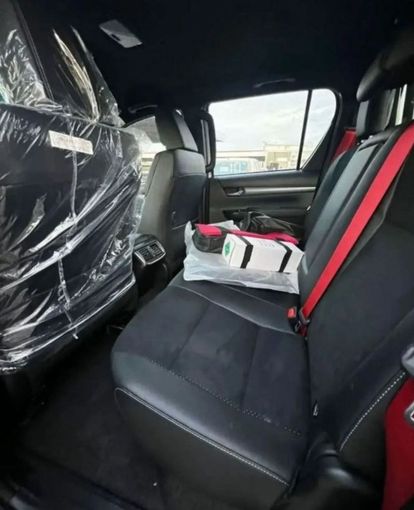 New Toyota Hilux VIII Facelift, 4.0 l, 2024 in Dubai by Mohamed Hakim Motors, Red color. GCC Specs | AUTO.AE