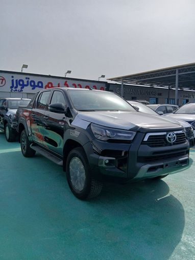 New Toyota Hilux VIII Facelift, 4.0 l, 2025 in Dubai by Mohamed Hakim Motors, Black color. GCC Specs | AUTO.AE