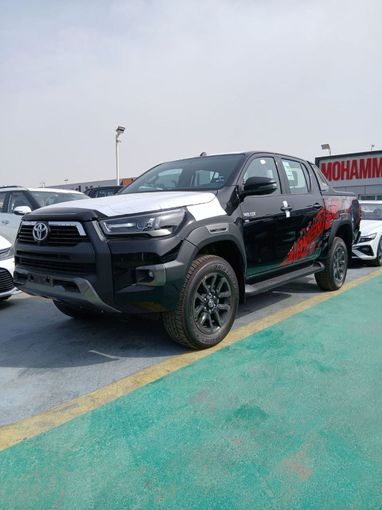 New Toyota Hilux VIII Facelift, 4.0 l, 2025 in Dubai by Mohamed Hakim Motors, Black color. GCC Specs | AUTO.AE