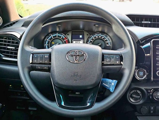 New Toyota Hilux VIII Facelift, 4.0 l, 2025 in Dubai by SK Motors, Grey color. GCC Specs | AUTO.AE