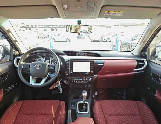 New Toyota Hilux VIII Facelift 2, 2.8 l, 2025 in Dubai by SK Motors, White color. GCC Specs | AUTO.AE