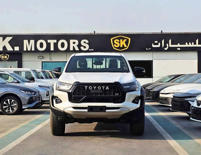 New Toyota Hilux VIII Facelift, 4.0 l, 2024 in Dubai by SK Motors, White color. Other | AUTO.AE