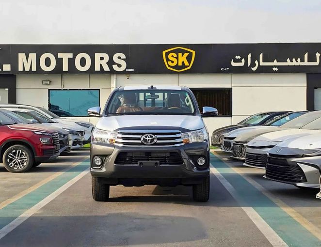 New Toyota Hilux VIII Facelift, 2.4 l, 2025 in Dubai by SK Motors, Grey color. Other | AUTO.AE