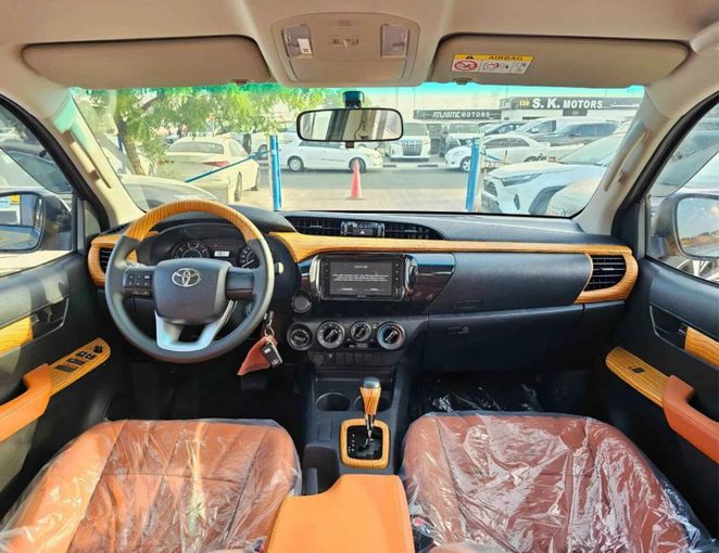 New Toyota Hilux VIII Facelift, 2.4 l, 2025 in Dubai by SK Motors, Grey color. Other | AUTO.AE