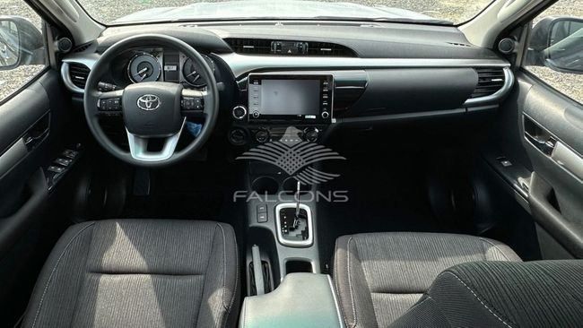 New Toyota Hilux VIII Facelift 2, 2.8 l, 2024 in Dubai by Falcons GT Motors FZCO, Grey color. European Specs | AUTO.AE