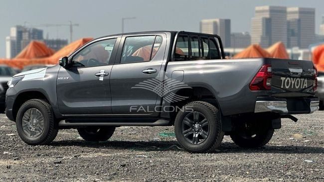 New Toyota Hilux VIII Facelift 2, 2.8 l, 2024 in Dubai by Falcons GT Motors FZCO, Grey color. European Specs | AUTO.AE