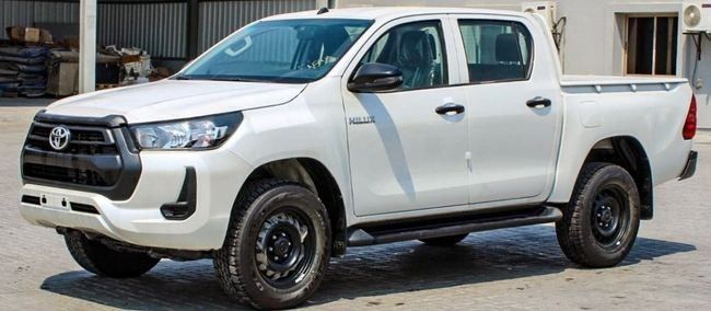 New Toyota Hilux VIII Facelift, 2.4 l, 2023 in Dubai by Falcons GT Motors FZCO, White color. GCC Specs | AUTO.AE