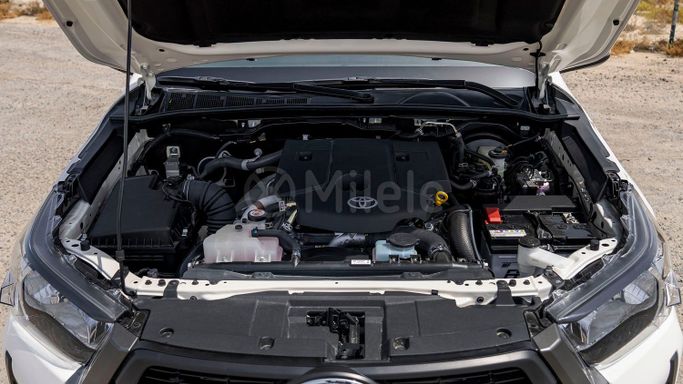 New Toyota Hilux VIII Facelift, 2.4 l, 2024 in Dubai by Milele, White color. Other | AUTO.AE