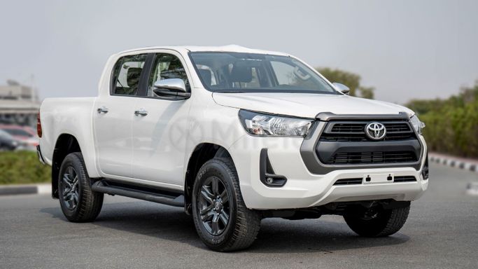 New Toyota Hilux VIII Facelift, 2.4 l, 2024 in Dubai by Milele, White color. Other | AUTO.AE