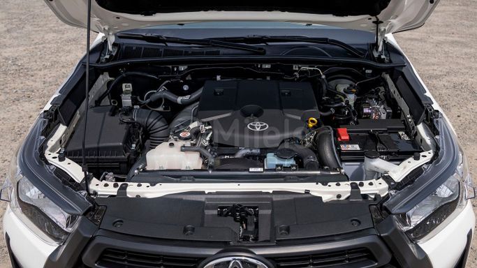 New Toyota Hilux VIII Facelift, 2.4 l, 2024 in Dubai by Milele, White color. Other | AUTO.AE