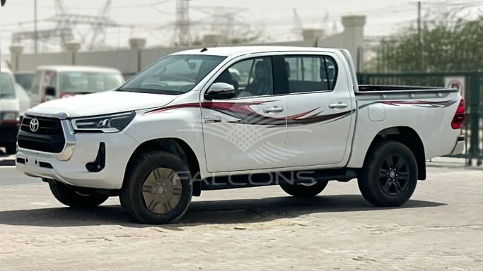 New Toyota Hilux VIII Facelift, 2.4 l, 2023 in Dubai by Falcons GT Motors FZCO, White color. Other | AUTO.AE