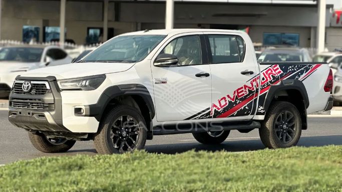 New Toyota Hilux VIII Facelift, 2.4 l, 2023 in Dubai by Falcons GT Motors FZCO, White color. Other | AUTO.AE