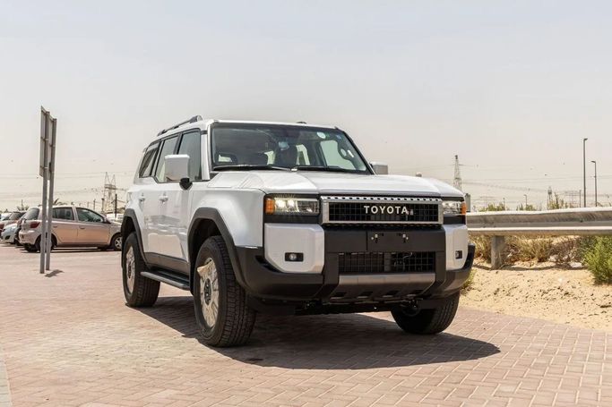 New Toyota Land Cruiser Prado 250 Series, 2.8 l, 2025 in Dubai by Laith Alobaidi Motors, White color. GCC Specs | AUTO.AE