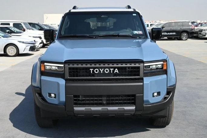 New Toyota Land Cruiser Prado 250 Series, 2.4 l, 2024 in Dubai by Mohamed Hakim Motors, Blue color. GCC Specs | AUTO.AE