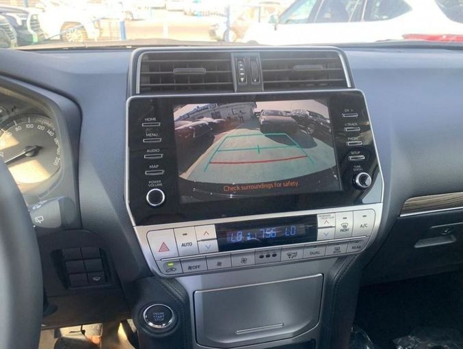 New Toyota Land Cruiser Prado 150 Series Facelift 3, 2.7 l, 2023 in Dubai by Mohamed Hakim Motors, Black color. GCC Specs | AUTO.AE