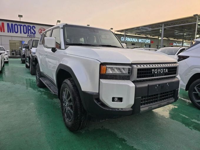 New Toyota Land Cruiser Prado 250 Series, 2.4 l, 2025 in Dubai by Mohamed Hakim Motors, White color. Other | AUTO.AE