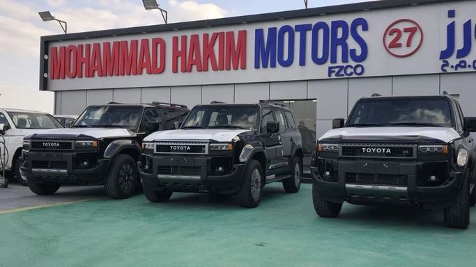 New Toyota Land Cruiser Prado 250 Series, 2.8 l, 2025 in Dubai by Mohamed Hakim Motors, Black color. Other | AUTO.AE