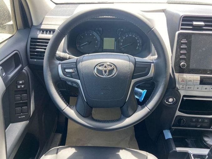 New Toyota Land Cruiser Prado 150 Series Facelift 3, 4.0 l, 2023 in Dubai by Mohamed Hakim Motors, Black color. GCC Specs | AUTO.AE