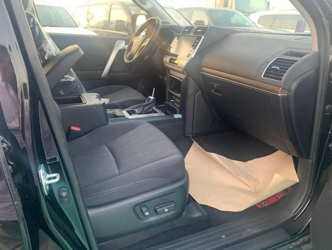 New Toyota Land Cruiser Prado 150 Series Facelift 3, 2.8 l, 2023 in Dubai by Mohamed Hakim Motors, Black color. GCC Specs | AUTO.AE