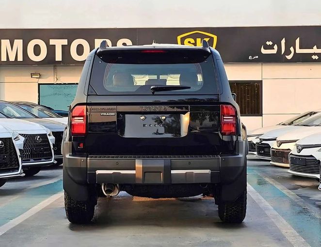 New Toyota Land Cruiser Prado 250 Series, 2.4 l, 2025 in Dubai by SK Motors, Black color. GCC Specs | AUTO.AE