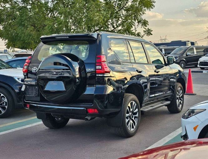 New Toyota Land Cruiser Prado 150 Series Facelift 3, 4.0 l, 2023 in Dubai by SK Motors, Black color. GCC Specs | AUTO.AE